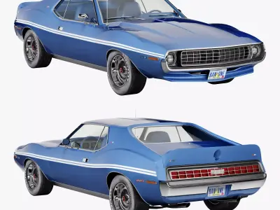 AMC AMX SST-1972 3D model