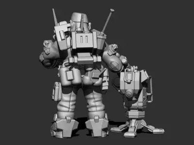 Deep Rock Galactic Engineer class 3D print model