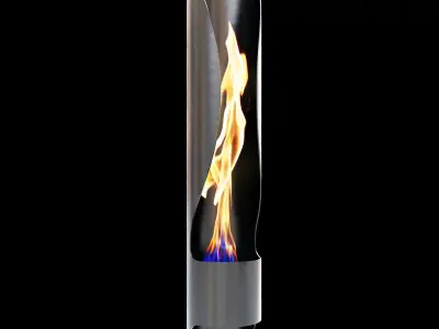 Acquaefuoco Wellness Mood TUBE fireplace 3D model