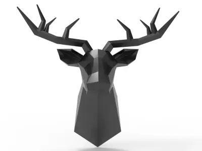 Deer Sculpture  3D model