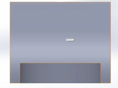 SOLIDWORKS 2022 and Engineering Graphics U-Bracket 3D print model