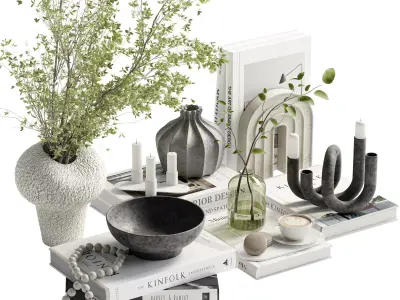 Decorative Set 10 3D model 2