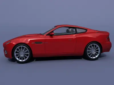 Aston Martin V12 3D model