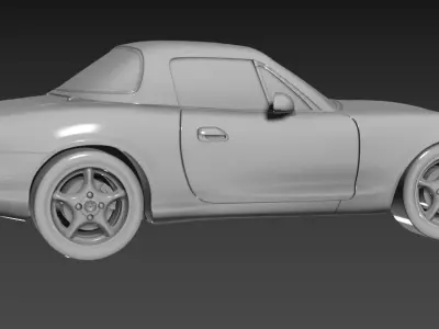 Mazda MX5 Miata coupe 1999 - Printable 3D model 3D print model