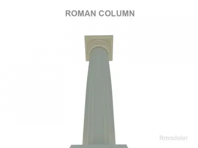 Roman Column 3D model