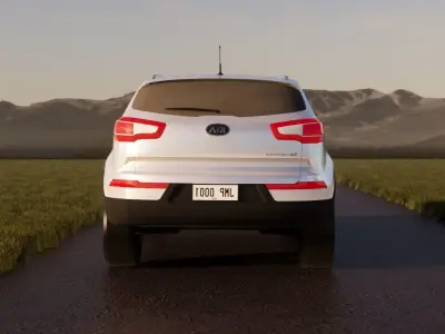 Kia SUV car 3D model