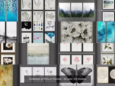 Collection of Picture Frames - 20 sets