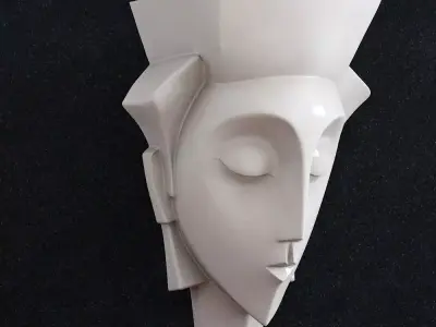 Face Mask Girl 3D print model
