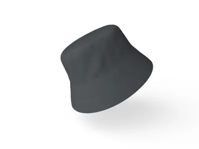 Bucket Hat M01 Low-poly 3D model