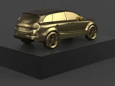Car Trophy 3D model