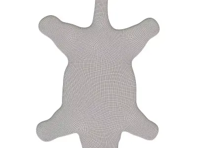 Carpet Skin Leopard 3D model