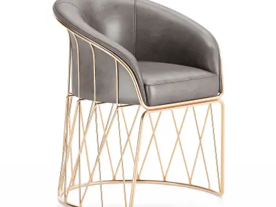 Equipal chair LUTECA Low-poly 3D model