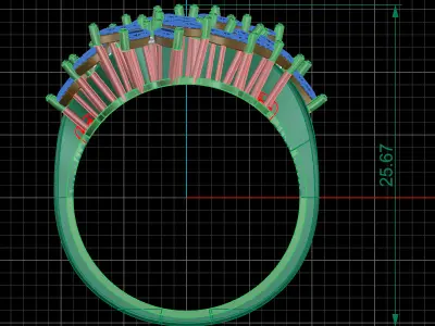 jewelry ring 248 3D print model