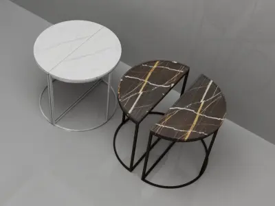 Ceramic Side Table Free 3D model