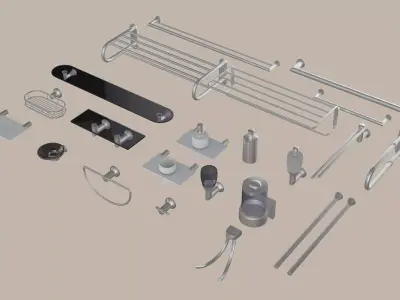 Bath Accessories 3D model