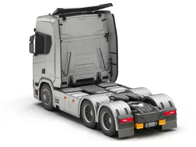 Truck 3-V5 Low-poly 3D model