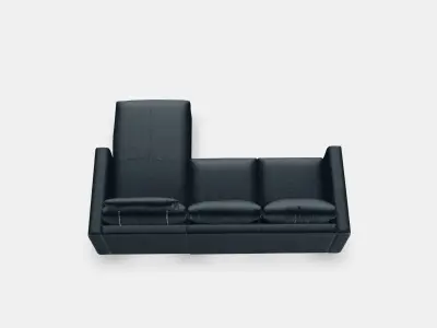 VIMLE 3-seat sofa 2 Low-poly 3D model