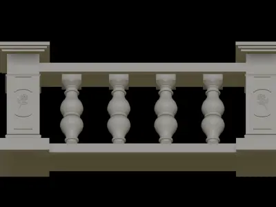 Balustrade v2 3D print model