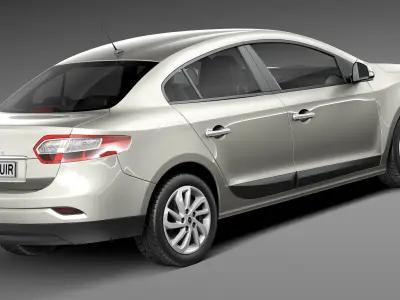 Renault Fluence 2013 3D model
