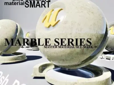 Material Smart Marble Series Smart Master Materials Mark 05 3D model