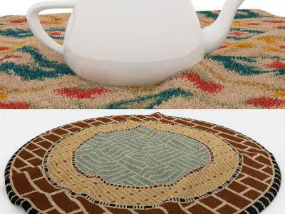 Rugs No 737 Low-poly 3D model