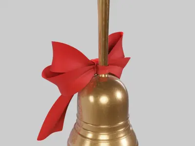 Christmas Bell 01 PBR 3D Low-poly 3D model