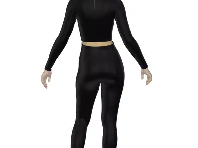 Skini dress Marvelous Designer or Clo3D ZPRJ 3D model