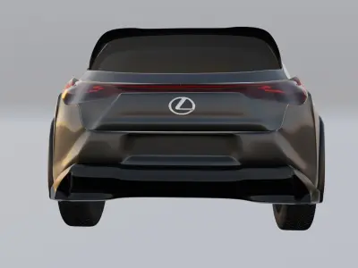 Lexus UX 2020 Hybrid 3D Model 3D model