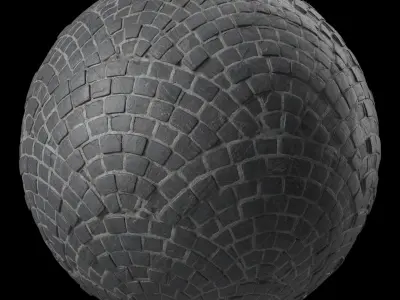Pavement Materials 96- Sbsar Pbr 4k Seamless Texture