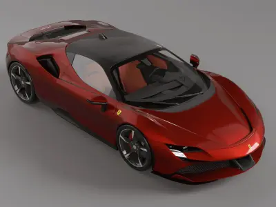 Ferrari SF-90 Stradale 3D model