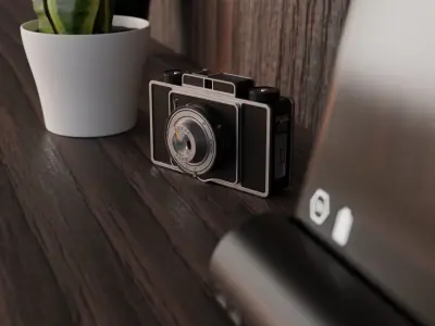 Retro Camera - Luxa Six 3D model