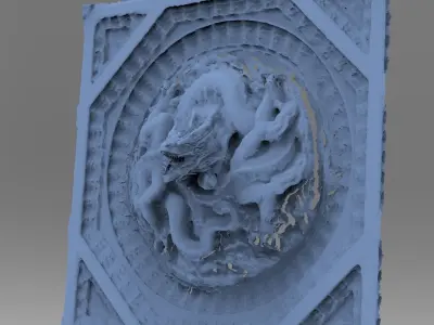 Dragon Wall Design Epic 3D model