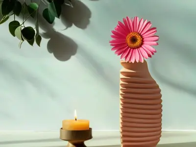 Terracina Vase for Living Room Decor 3D print model