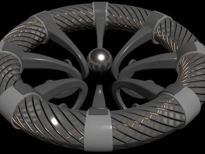 Toroidal Serpentium Flux 2 - Accelerator - Concept 3D model