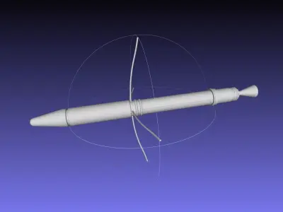 Explorer 1 First US Satellite Printable Scale Model 3D print model