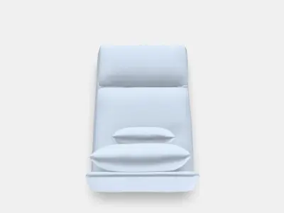 SODERHAMN Lounge chair 5 Low-poly 3D model