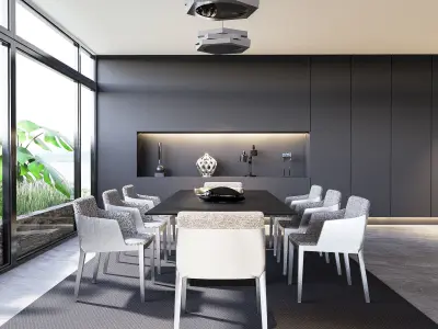 Modern living - C5 3D model