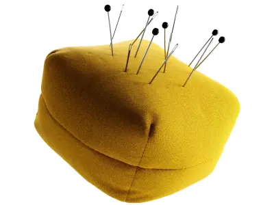 Pincushion pin cushion 3D model