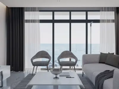 Modern living - B1 3D model