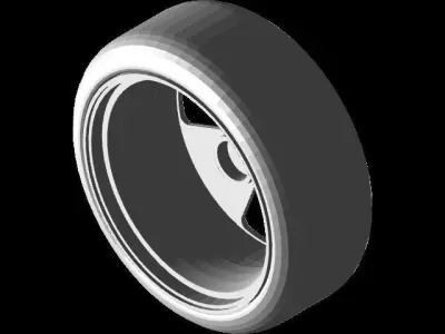 Car-wheel-3DModel 3D print model