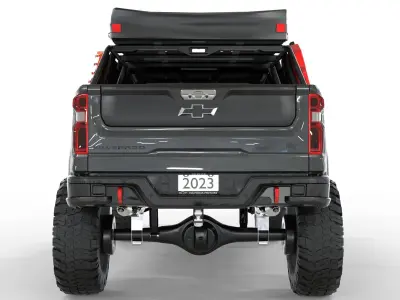 Chevrolet Silverado ZR2 BISON 2024 3D model