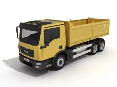 Yellow Truck 3D model