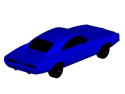 Dodge Charger 1968 3D model