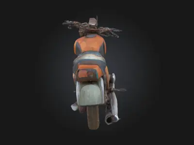 Rusty Ride  A Weathered Journey Through Time 3D model