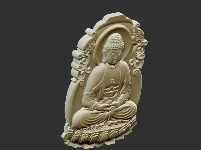 Buddha statue 3D print model get