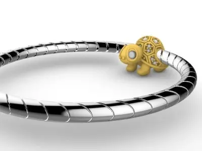 CHARM PASANTE TORTUGA 3D print model