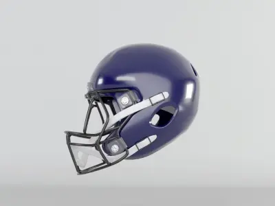 American Football Helmet 3D model