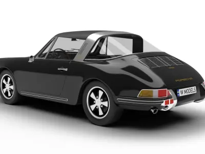 Porsche 911 Targa 1967 3d model  3D model