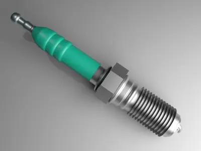 Spark plug 3D model