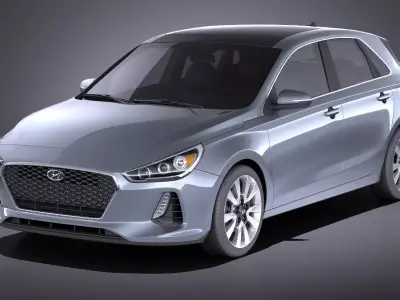 Hyundai Elantra GT 2018 3D model